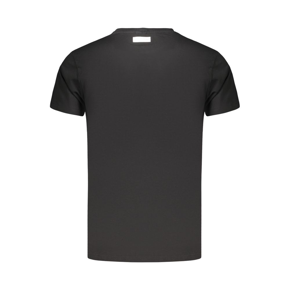 Black Cotton Men's T-Shirt