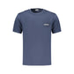 Blue Cotton Men's T-Shirt