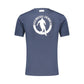 Blue Cotton Men's T-Shirt
