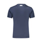 Blue Cotton Men's T-Shirt