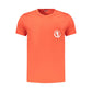 Orange Cotton Men's T-Shirt