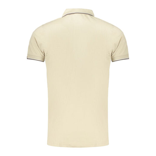 Beige Cotton Men's Polo
