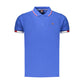 Blue Cotton Men's Polo Shirt