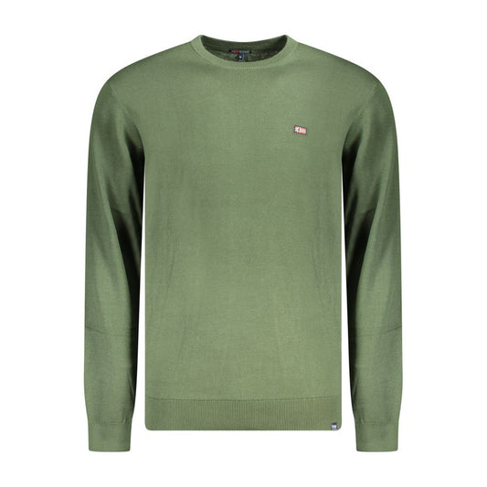 Green Cotton Men's Shirt