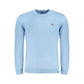 Blue Cotton Men's Sweater