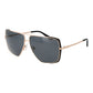Rose Gold Metal Sunglasses