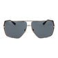 Rose Gold Metal Sunglasses