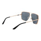 Rose Gold Metal Sunglasses