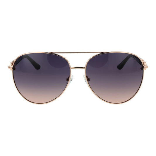 Rose Gold Metal Sunglasses