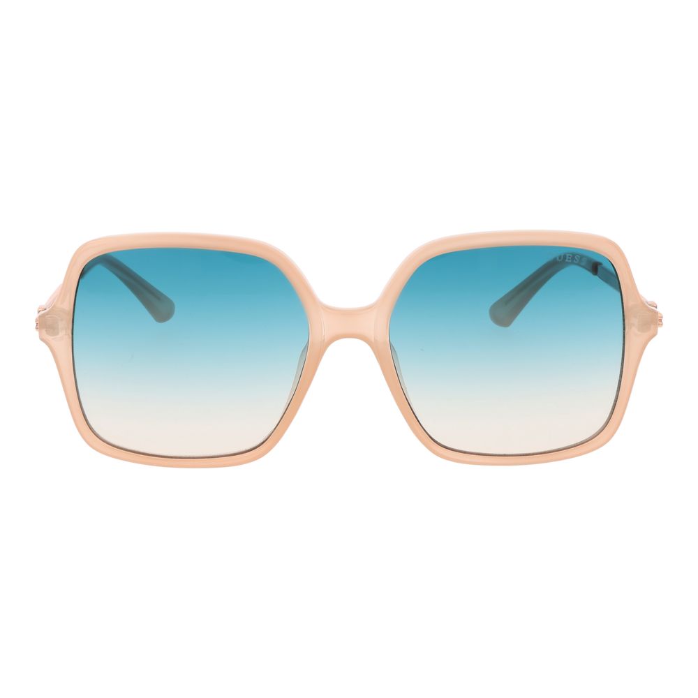 Beige Plastic Sunglasses