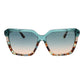 Turquoise Acetate Sunglasses