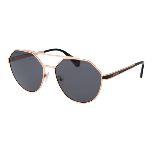 Rose Gold Metal Sunglasses