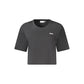 Black Cotton Women's T-Shirt