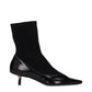 Black Leather Ankle Boots