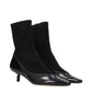 Black Leather Ankle Boots