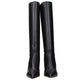 Black Leather Ankle Boots