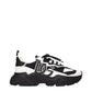 White Leather Chunky Sneakers