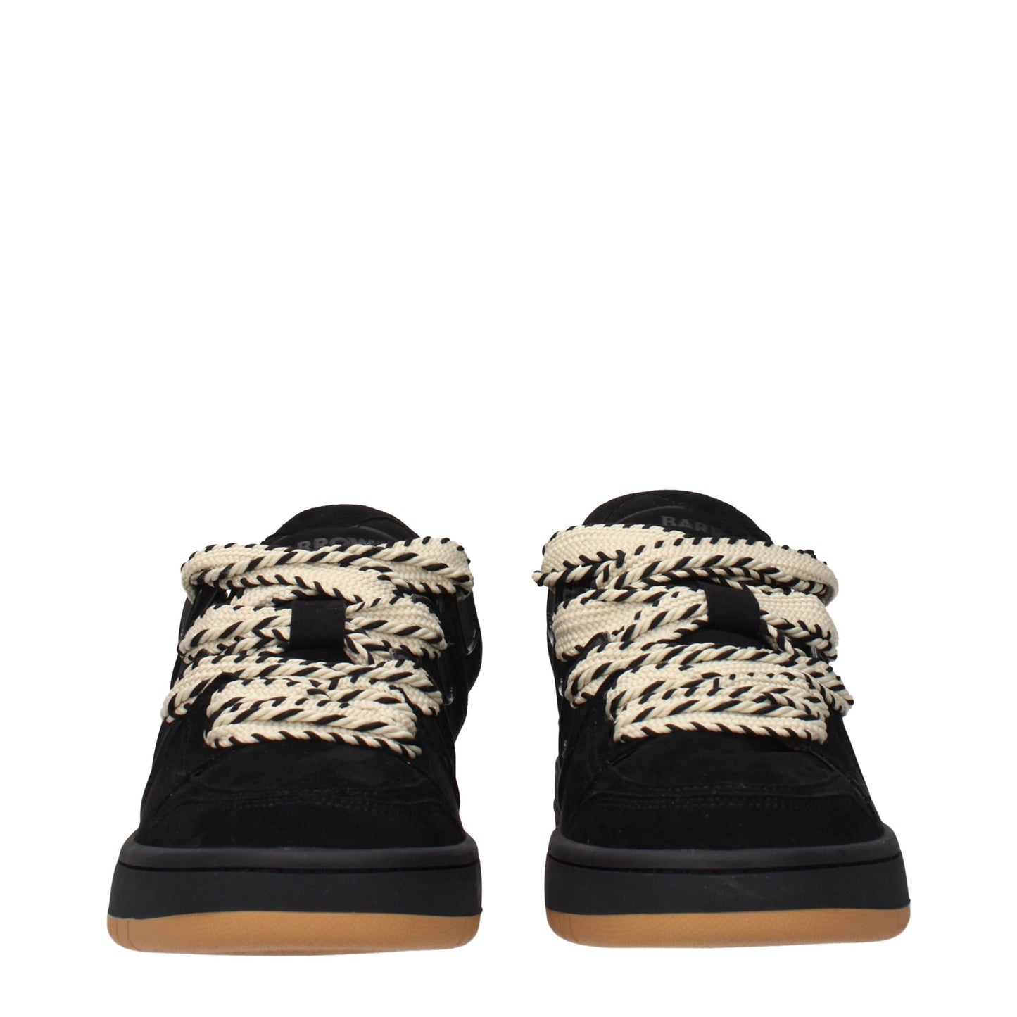 Black Leather Sneakers