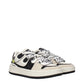 Beige Leather Sneakers