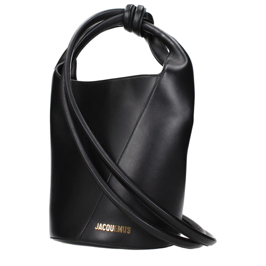 Black Leather Crossbody Bag