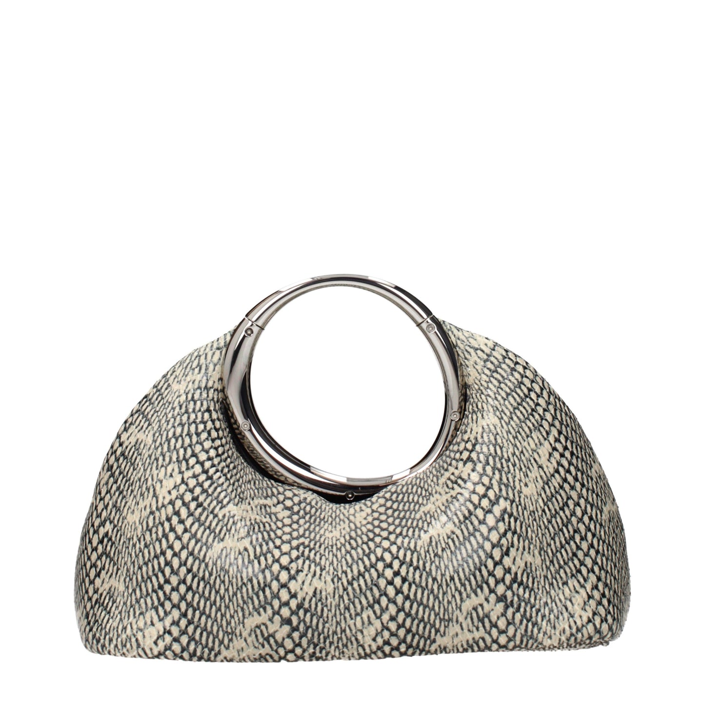 Beige Leather Handbag