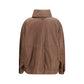 Brown Lamb Ovis Aries Aries Leather Jacket
