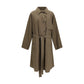 Bicolor Cotton Trench Coat