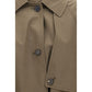 Bicolor Cotton Trench Coat