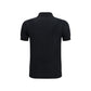 Black Cotton Polo Shirt