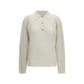 Beige Silk Sweatshirt