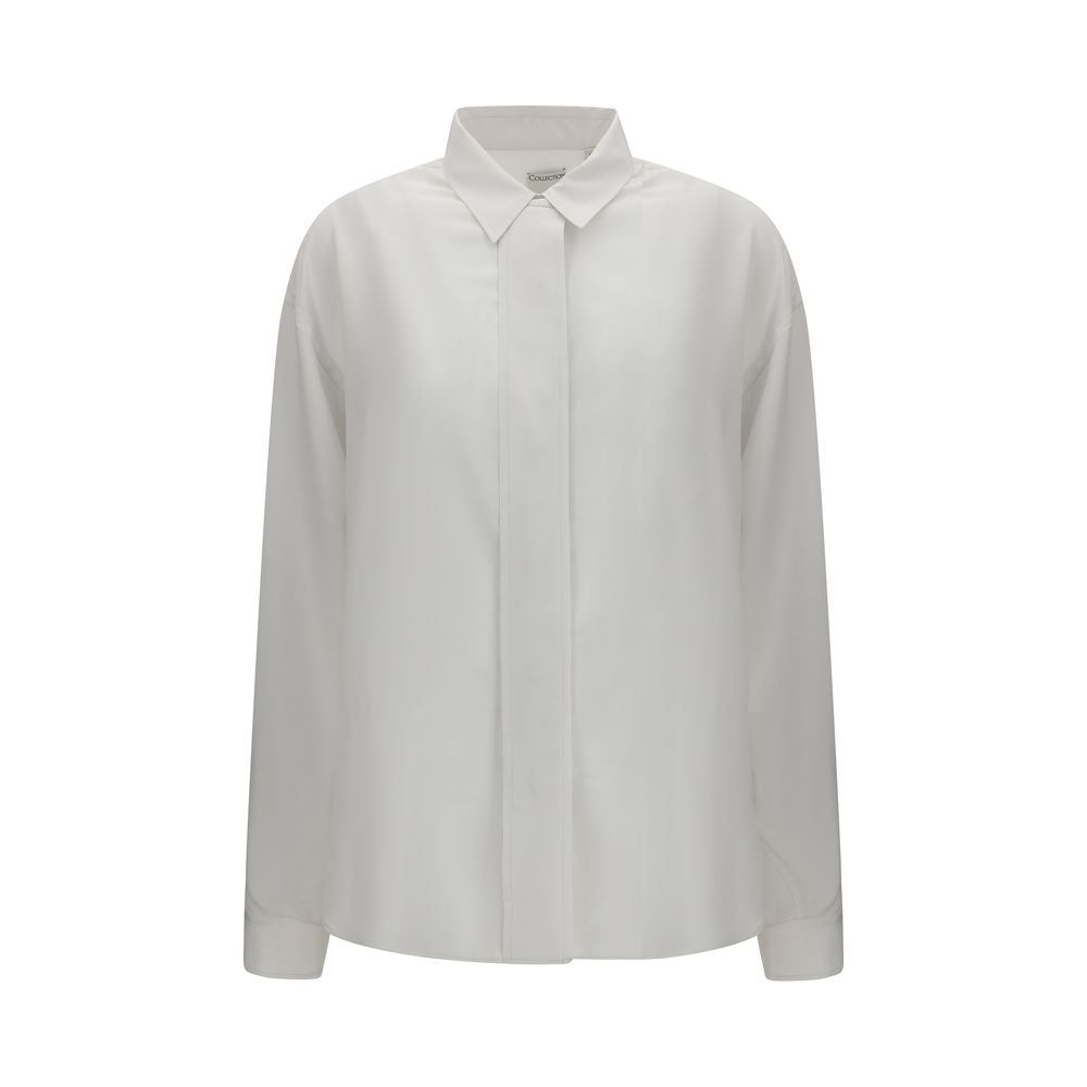 White Silk Dress Shirt