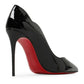 Black Patent Leather Hot Chick Pumps 100