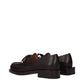 Brown Leather Slip-On Loafers