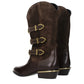 Brown Leather Ankle Boots