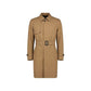 Brown Polyester Coat