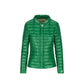 Bicolor Polyamide Full-Length Jacket