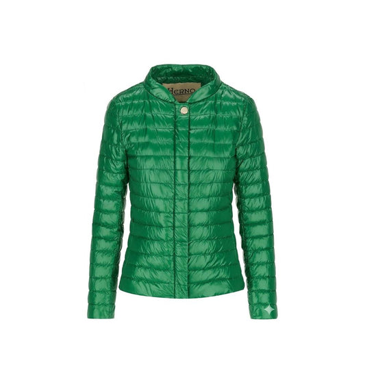 Bicolor Polyamide Full-Length Jacket