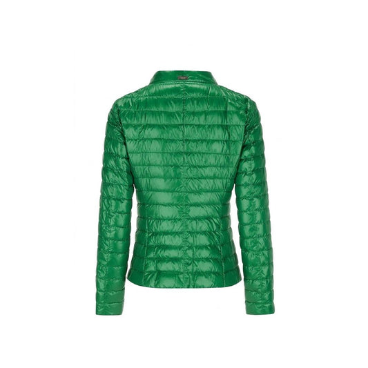 Bicolor Polyamide Full-Length Jacket