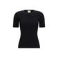 Black Viscose T-Shirt