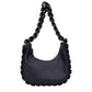 Blue Leather Shoulder Bag