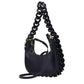 Blue Leather Shoulder Bag