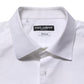 White Bib Cotton Poplin Dress Formal Shirt