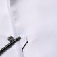 White Bib Cotton Poplin Dress Formal Shirt