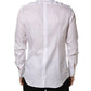 White Cotton Collared Dress Formal Men Shirt