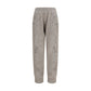 Beige Linen Casual Pants