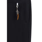 Black Elastane Dress Pants