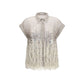 Beige Silk Shortsleeve Shirt
