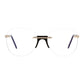 Black Metal Glasses (Frames)