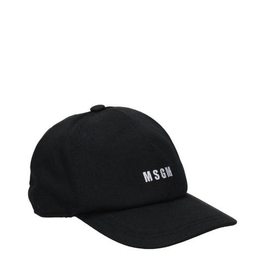 Black Cotton Cap (Baseball Hat)