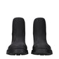 Black Cotton Ankle Boots